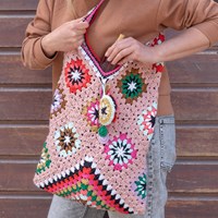 Granny’s Beach Bag Crochet Kit 101 Rosé