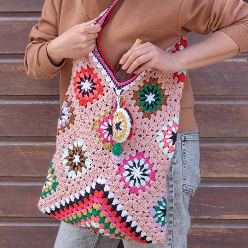 Granny’s Beach Bag Crochet Kit 101 Rosé