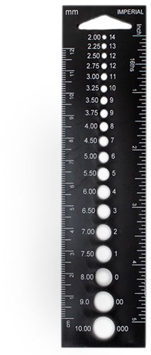 Knitting Gauge Ruler, Accessories