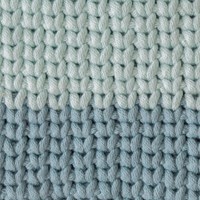 Yarn and Colors Slouchy Pouch Color Block Crochet Kit 073 Jade Gravel-2