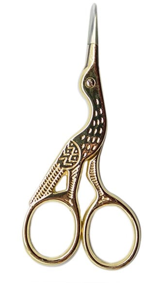 Gold bird scissor