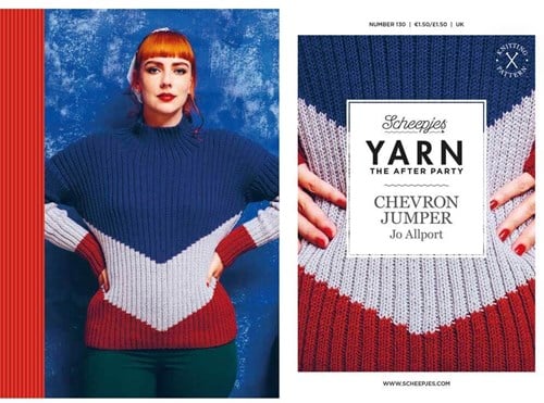 YARN The After Party nr.130 Chevron Jumper UK