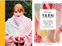 YARN The After Party nr.157 Rainbow Crescent Scarf UK