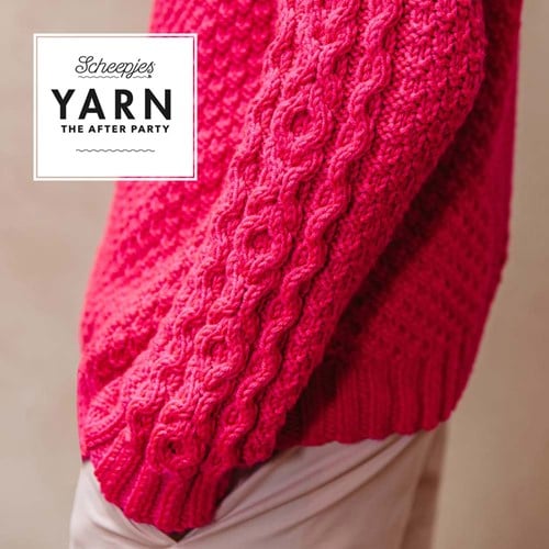 YARN The After Party nr.186 Moss and Cable Jumper UK-3