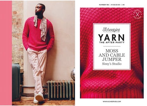 YARN The After Party nr.186 Moss and Cable Jumper UK