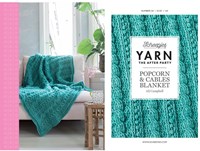 YARN The After Party nr.24 Popcorn-Cables Blanket UK