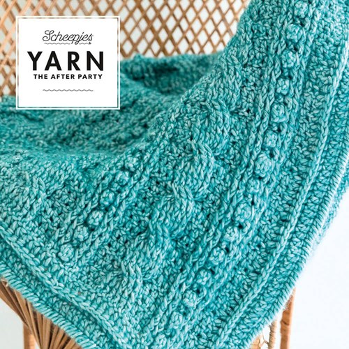 YARN The After Party nr.24 Popcorn-Cables Blanket UK-2