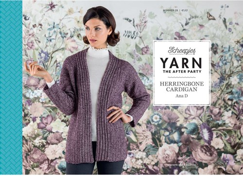 YARN The After Party nr.29 Herringbone Cardigan UK