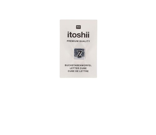 Rico Ponii Beads Character  Cube Z -Silver