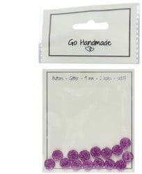 Go Handmade Glitter Buttons