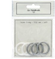 Go Handmade O-Teething Ring White / Gray