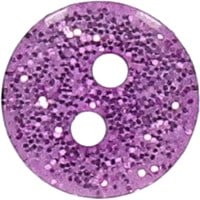 Go Handmade Glitter Buttons Pink 9mm (15 pieces)-3