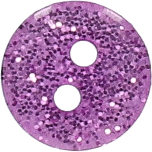Go Handmade Glitter Buttons Pink 9mm (15 pieces)-3