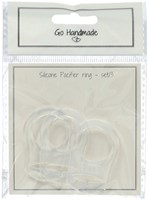 Go Handmade Silicone Pacifier Rings 14 Transparent-2