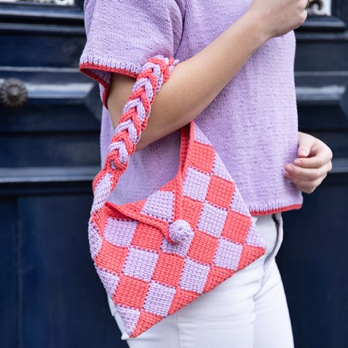 Zen Entrelac Pouch Crochetkit-2