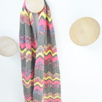 Knitting pattern Zigzag scarf