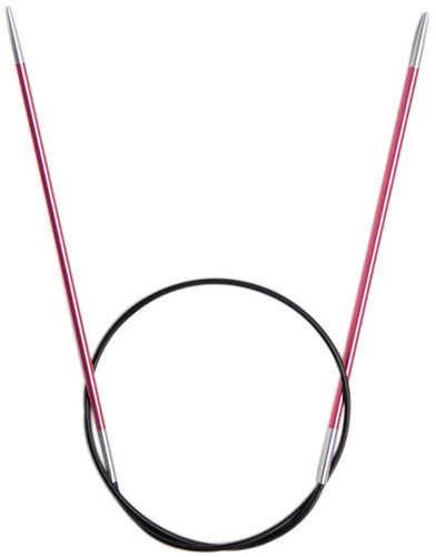 KnitPro Zing Fixed Circular Knitting Needles 40cm 2mm