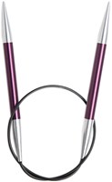 KnitPro Zing Fixed Circular Knitting Needles 40cm 6mm