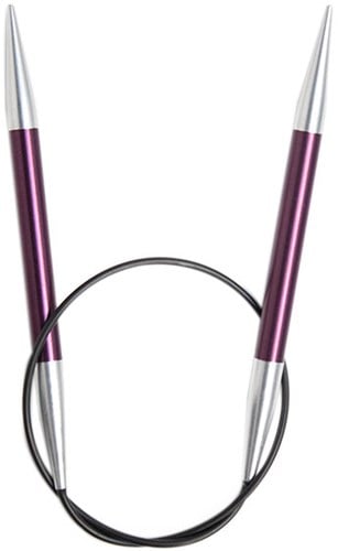 KnitPro Zing Fixed Circular Knitting Needles 40cm 6mm