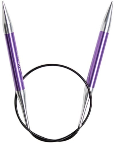 KnitPro Zing Fixed Circular Knitting Needles 40cm 7mm