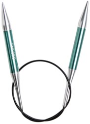 KnitPro Zing Fixed Circular Knitting Needles 40cm 8mm