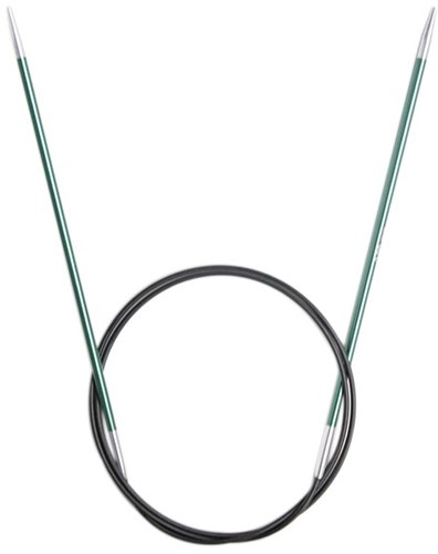 KnitPro Zing Fixed Circular Knitting Needles 80cm 3mm