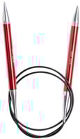 KnitPro Zing Fixed Circular Knitting Needles 80cm 9mm