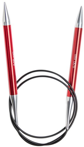 KnitPro Zing Fixed Circular Knitting Needles 80cm 9mm