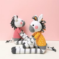 Zara & Ziva Zebras Yarn kit - No pattern included-2