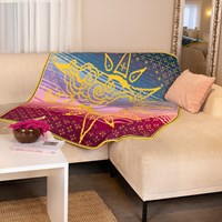 Silver Linings Blanket Crochet Kit Light