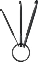Yarnplaza Keychain Crochet Hook Set Black-3